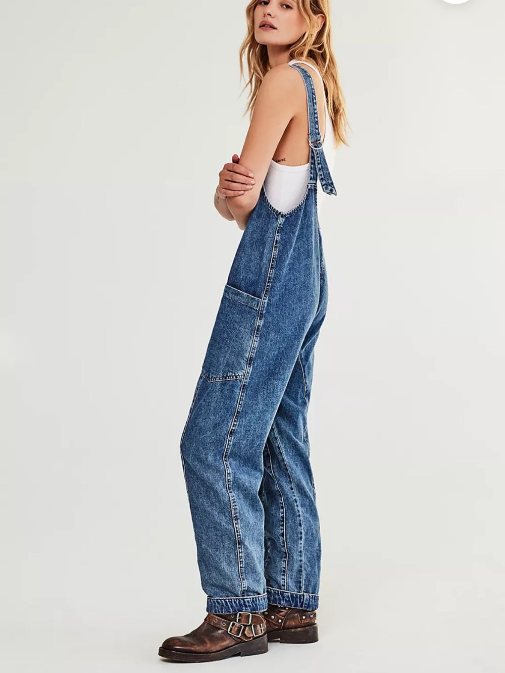 Free People We The Free High Roller Jumpsuit - Picture 2 of 15